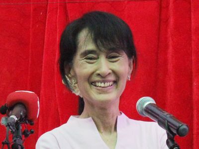 緬甸補選 民主聯盟獲近9成席次