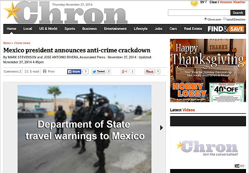 墨西哥求變　擬解散黑幫滲透的地方政府