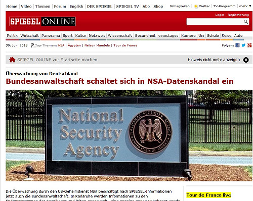 美國遭踢爆監控歐盟 引強烈反彈