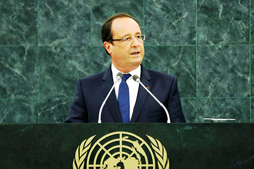 法總統UN發言  敘利亞問題表達強硬立場