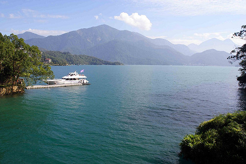 陳雲林遊日月潭  聖誕夜涵碧半島人車止步