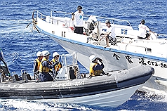 護航五星旗赴釣魚台 蘇貞昌：國際笑話