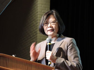 休士頓千人演講會 蔡英文:和公民社會站在一起