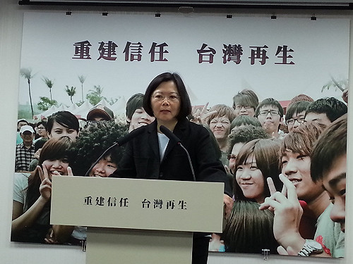 蔡英文：2顆太陽提前對決  太戲劇化了