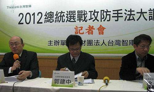 智庫民調：雙英膠著 親民黨跨過5%門檻