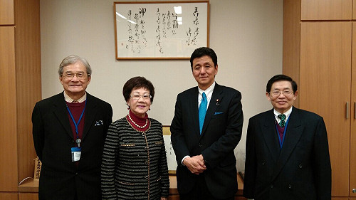 呂秀蓮訪日  與安倍胞弟相見歡