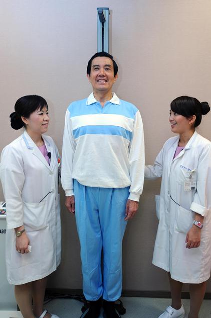 馬總統健檢 體重略增