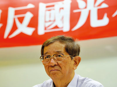 今晚在台中  李遠哲第一次站台獻給小英