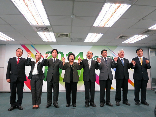 2014  蘇貞昌：拼6都贏3都 縣市長過半
