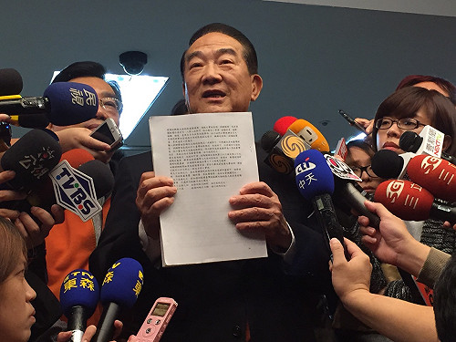 王金平親自商討選2016？宋楚瑜否認