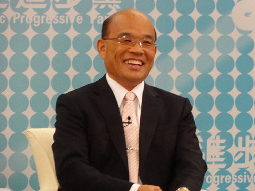 蘇貞昌籲支持小英  完成第三次政黨輪替