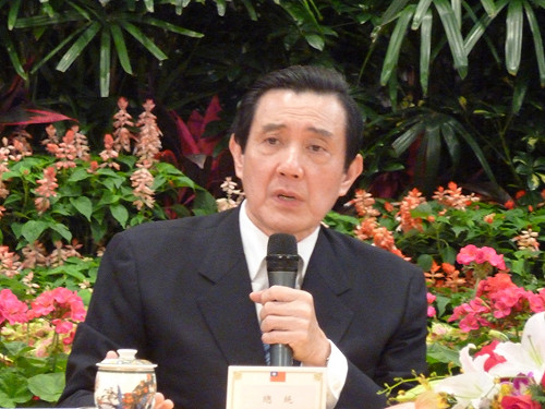 民進黨再霸占主席台  馬英九：政黨的墮落