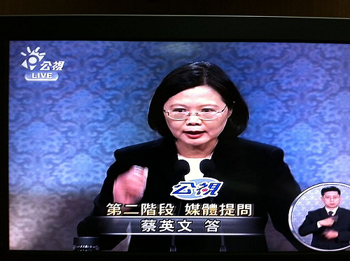 小英提醒馬：站在你面前是蔡英文 非陳水扁