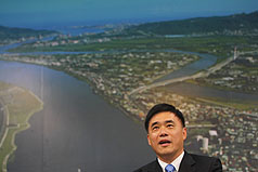 陳雲林訪花博  提前半小時開園