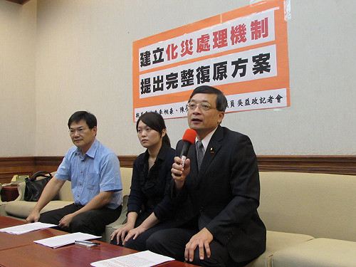 橘籲成立災後重建委員會  中央負擔預算