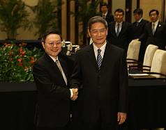 王張會正式登場  兩人互稱官銜