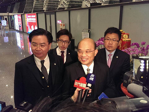 小英智庫登陸  蘇：多對話 有利兩岸關係