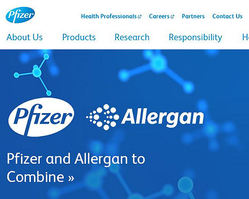 輝瑞併愛力根成全球最大製藥  稅負倒置挨轟