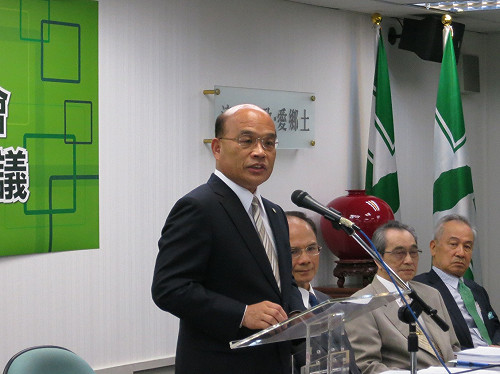 蘇貞昌：全力支持台紐簽訂經濟合作協定