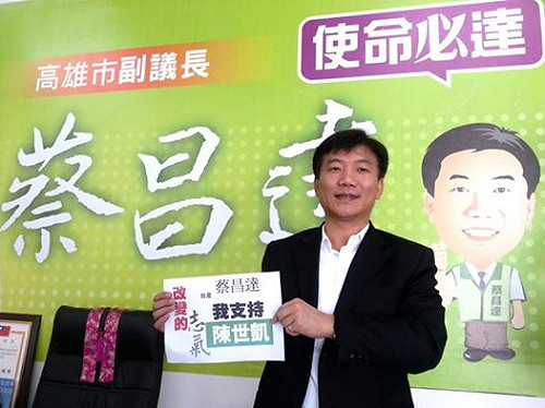 地勇案涉貪  高雄副議長蔡昌達2審判無罪