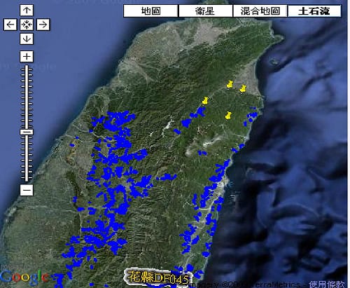 宜花126條溪流　列為土石流黃色警戒