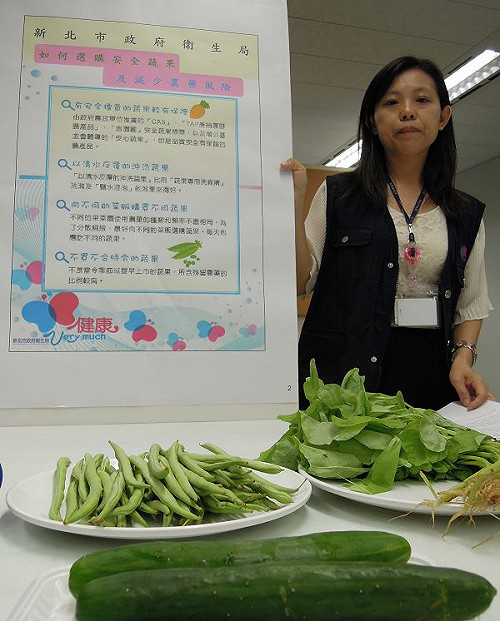 新北抽驗生鮮蔬果  3成農藥殘留