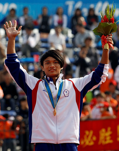 亞運男子滑輪溜冰  中華隊兩度「金包銀」