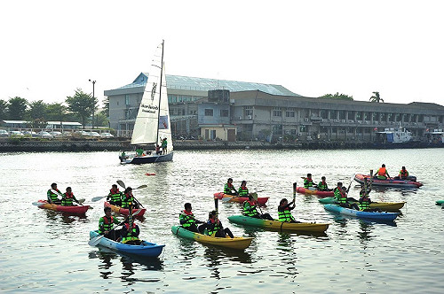 呼應海洋首都意象 全運會聖火海上傳遞