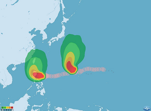 巨爵移動慢 共伴效應恐帶來更大雨量