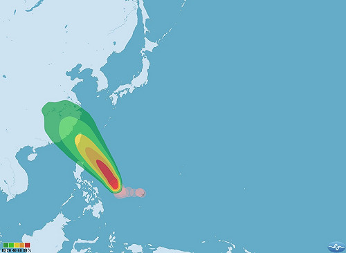 中度颱風麥德姆  最快21晚發佈海警