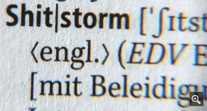 英語粗話shitstorm  被德語大字典收錄