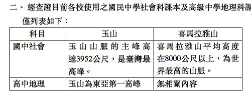 國教院澄清課綱 中一中老師：高興玉山主體性確立