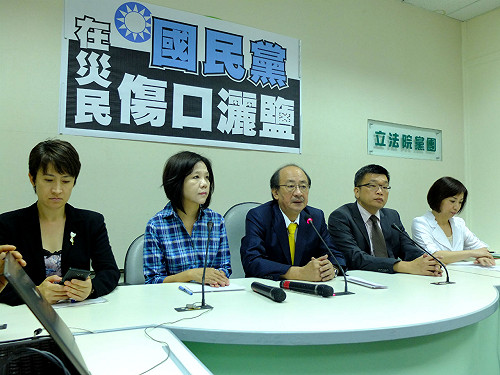 中央未進駐災區  綠批江版災防法有問題