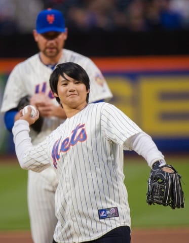 果嶺換成投手丘  雅妮大都會開歪了球