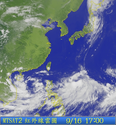 熱低壓恐成颱  中秋連假天氣不穩定