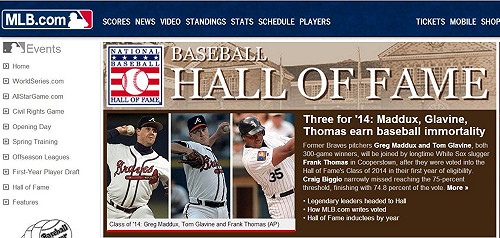 野茂無緣美職棒名人堂  梅達斯高票當選