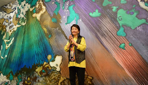 旅美藝術家虞曾富美 高雄美術館辦畫展