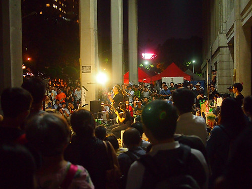 為了反課綱 這一夜學生繼續留守教育部