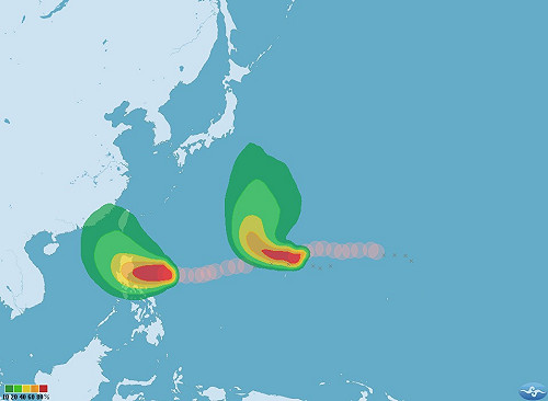 巨爵轉中颱恐再增強  影響台灣周日為關鍵