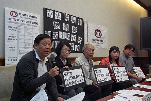 審總預算牛步  公督盟：沒刪1千億不及格