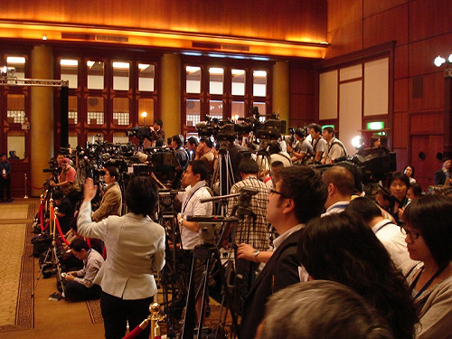 江陳會談採訪  逾500人報名