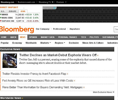 壓下中國敏感報導  彭博涉自我審查