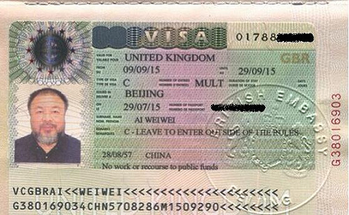 艾未未飛德探6歲兒  怨英國只給20天簽證