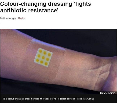 英研發出能偵測細菌感染的穿戴醫療裝置