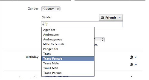 不只男女  臉書新增50個性別選項