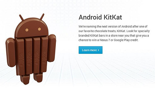 與雀巢合作  下一代Android稱「KitKat」