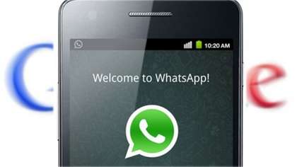 傳Google將以10億美金收購Whatsapp