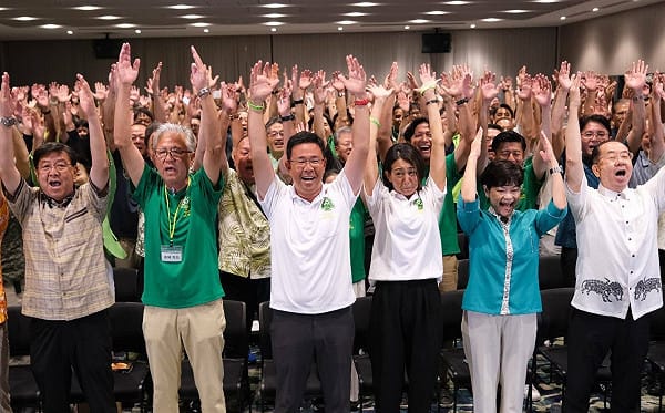 沖繩縣知事選舉結果出爐 喊反對「台灣有事」的他連任失敗！