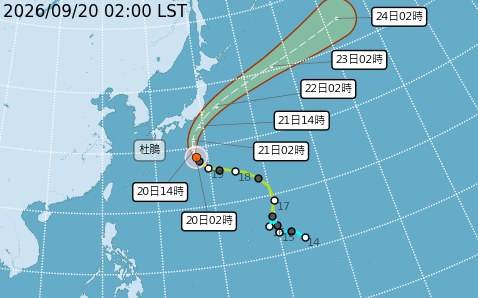 杜鵑逼近日本關東 吳德榮：連假尾聲熱帶系統可能擾台
