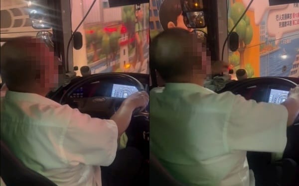 搭公車驚見駕駛公然抽菸！網：超沒水準 業者致歉停職